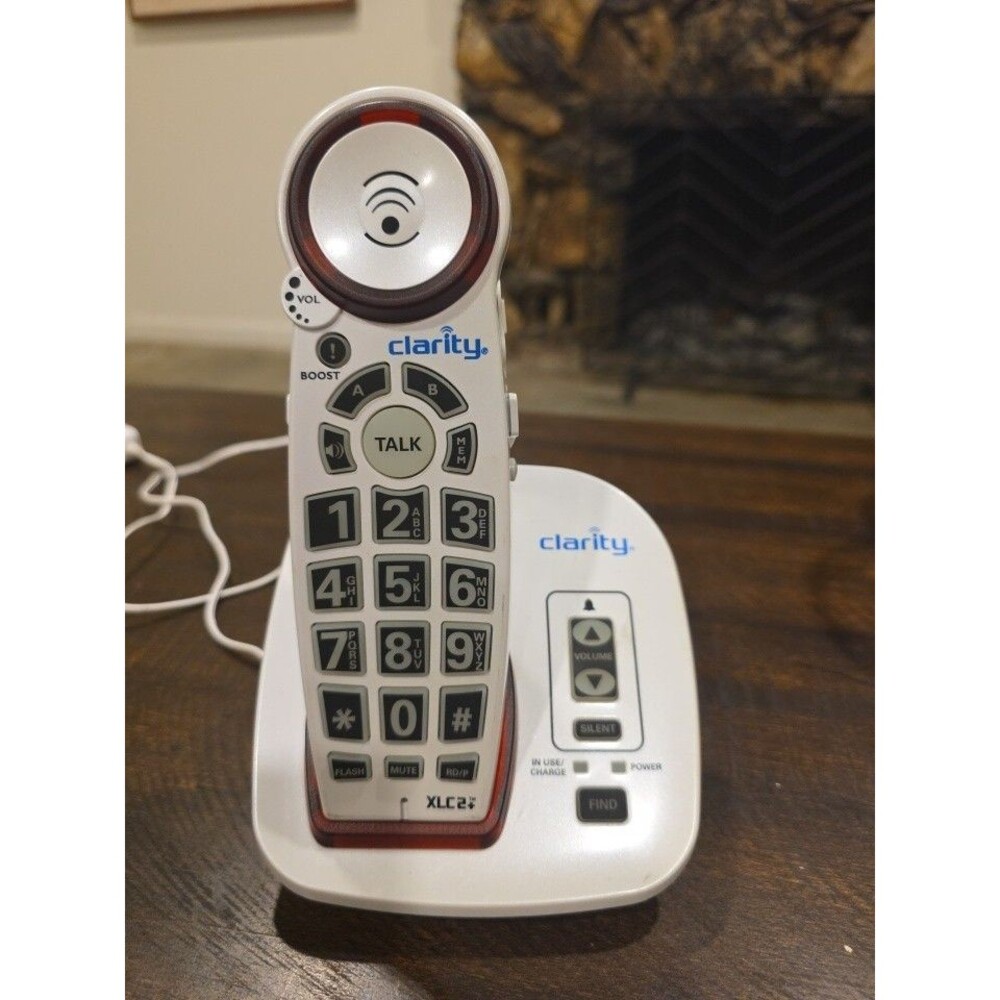 Clarity XLC2+ Cordless Speakerphone Extra Loud Big Button Hearing Impaired